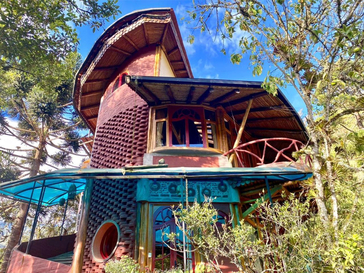 Finca Chamanapamba Guest House Baños Dış mekan fotoğraf